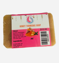 Load image into Gallery viewer, Honey Turmeric Soap Bar
