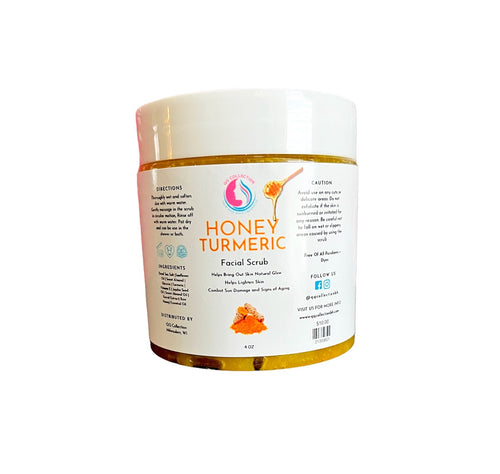 Turmeric & Honey Facial Scrub - Natural Exfoliating Scrub for Radiant Skin